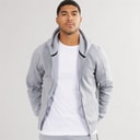 Duck and Cover Mens Chemtars Full Zip Hoodie Steel Blue