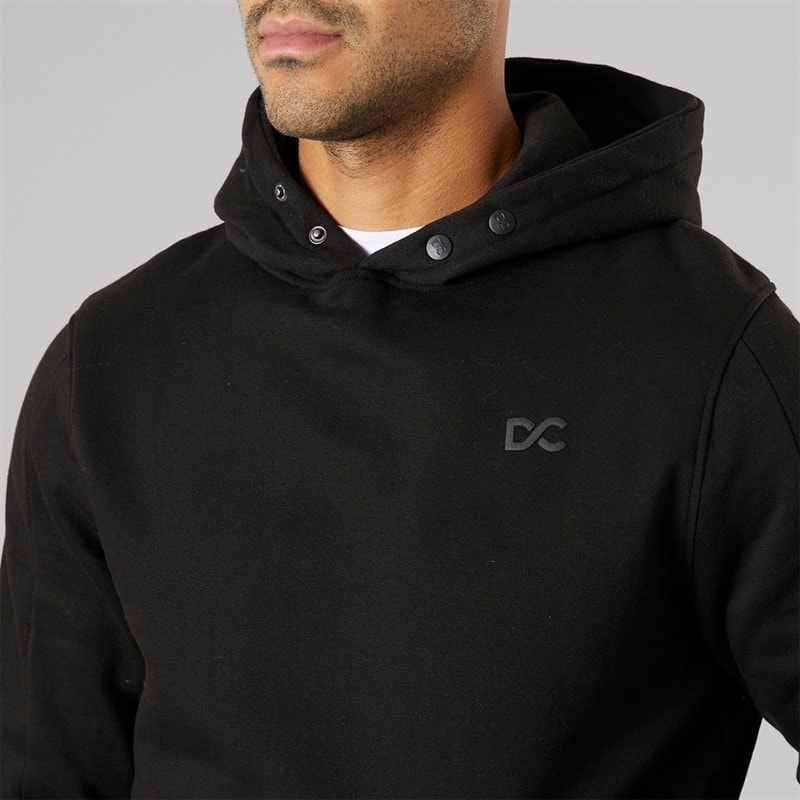 Duck and Cover Mens Chattamere Hoodie Black - Image 3