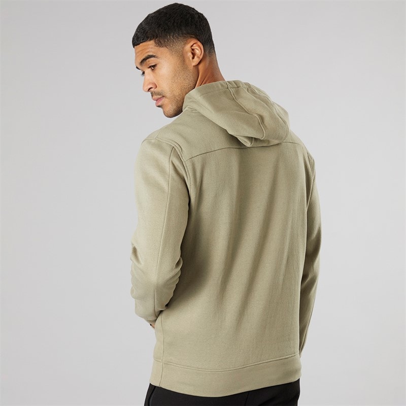 Duck and Cover Mens Chattamere Hoodie Sage - Image 2
