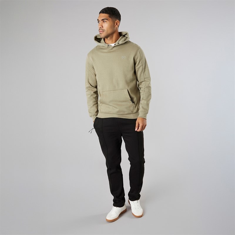 Duck and Cover Mens Chattamere Hoodie Sage - Image 4