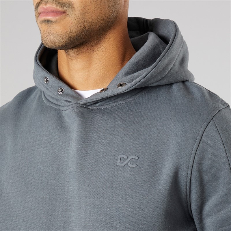 Duck and Cover Mens Chattamere Hoodie Petrol Blue - Image 3