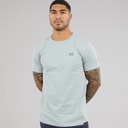 Duck and Cover Mens Trimlines Heavy T-Shirt Steel