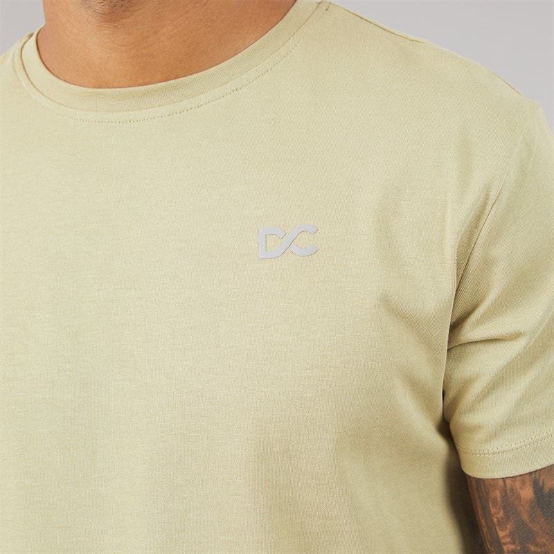 Duck and Cover Mens Trimlines Heavy T-Shirt Sage - Image 3
