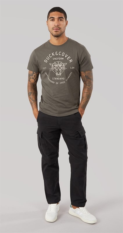 Duck and Cover Mens Corsure Five Pack T-Shirts Assorted - Image 4
