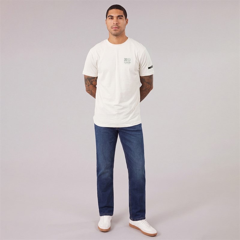 Duck and Cover Mens Lynnfold T-Shirt Stone - Image 4
