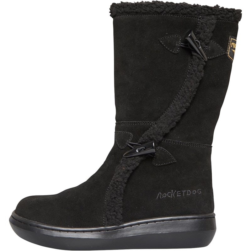 Rocket Dog Womens Slope Boots Black - Image 1