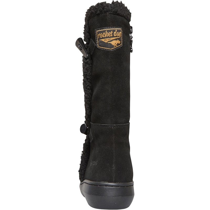 Rocket Dog Womens Slope Boots Black - Image 3