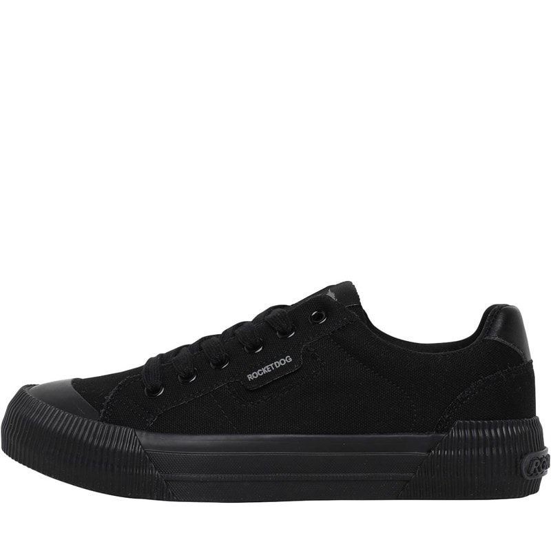Rocket Dog Womens Cheery 12A Canvas Pumps Black - Image 1