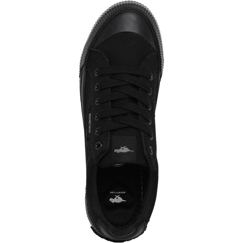 Rocket Dog Womens Cheery 12A Canvas Pumps Black - Image 4