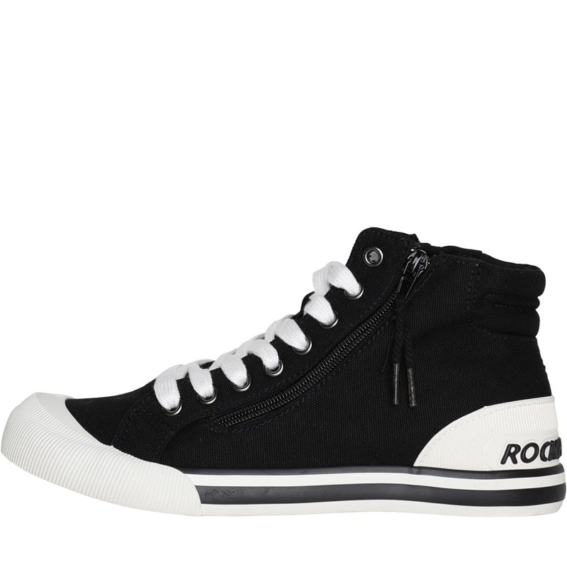 Rocket Dog Womens Womes Jazzin Hi Canvas Pumps Black