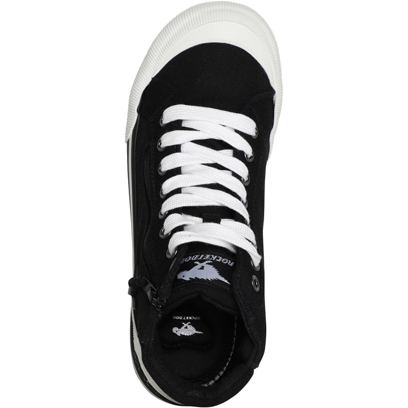 Rocket Dog Womens Womes Jazzin Hi Canvas Pumps Black - Image 4