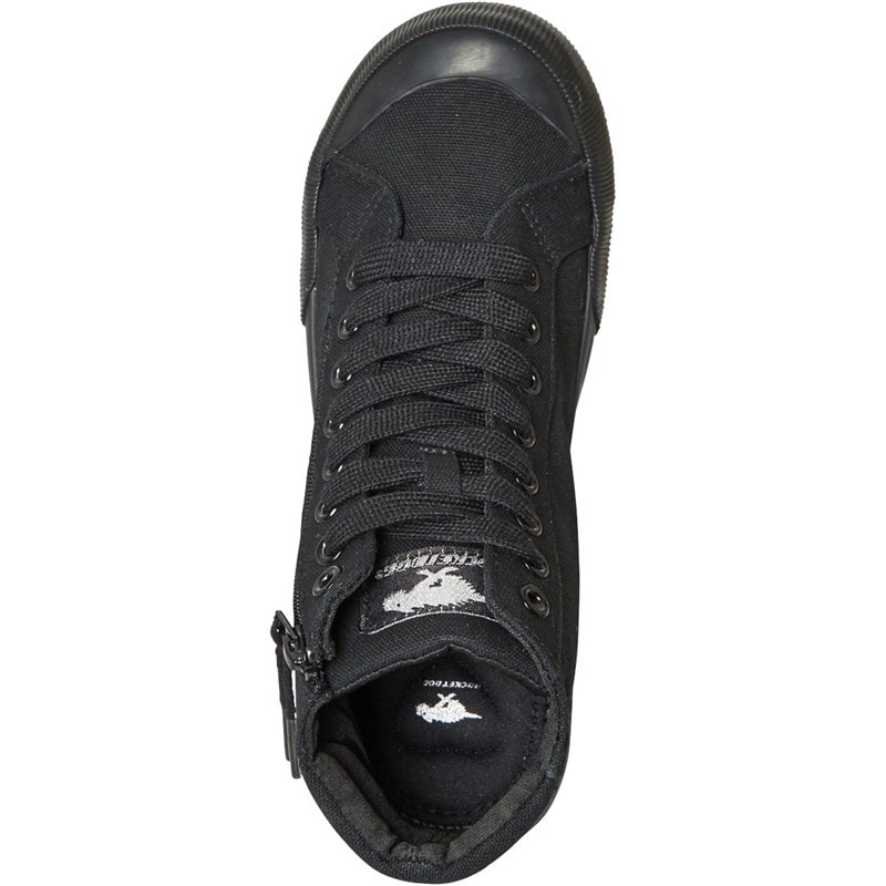 Rocket Dog Womens Jazzin Hi Canvas Pumps Black - Image 4