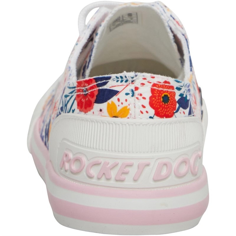 Rocket Dog Womens Jazzin Canvas Pumps Malden Floral White Multi - Image 3