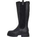 Rocket Dog Womens Drea Chunky Knee High Chelsea Boots Black