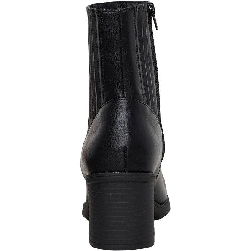 Rocket Dog Womens Sonora Heeled Chelsea Boots Black - Image 3