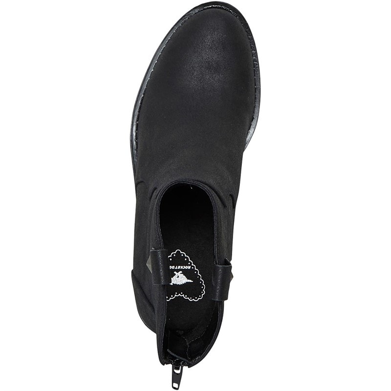 Rocket Dog Womens Yolanda Heeled Ankle Boots Black - Image 4