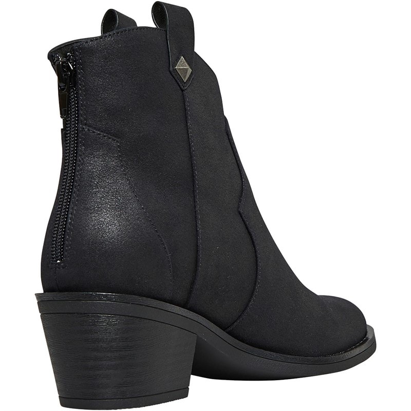 Rocket Dog Womens Yolanda Heeled Ankle Boots Black - Image 5