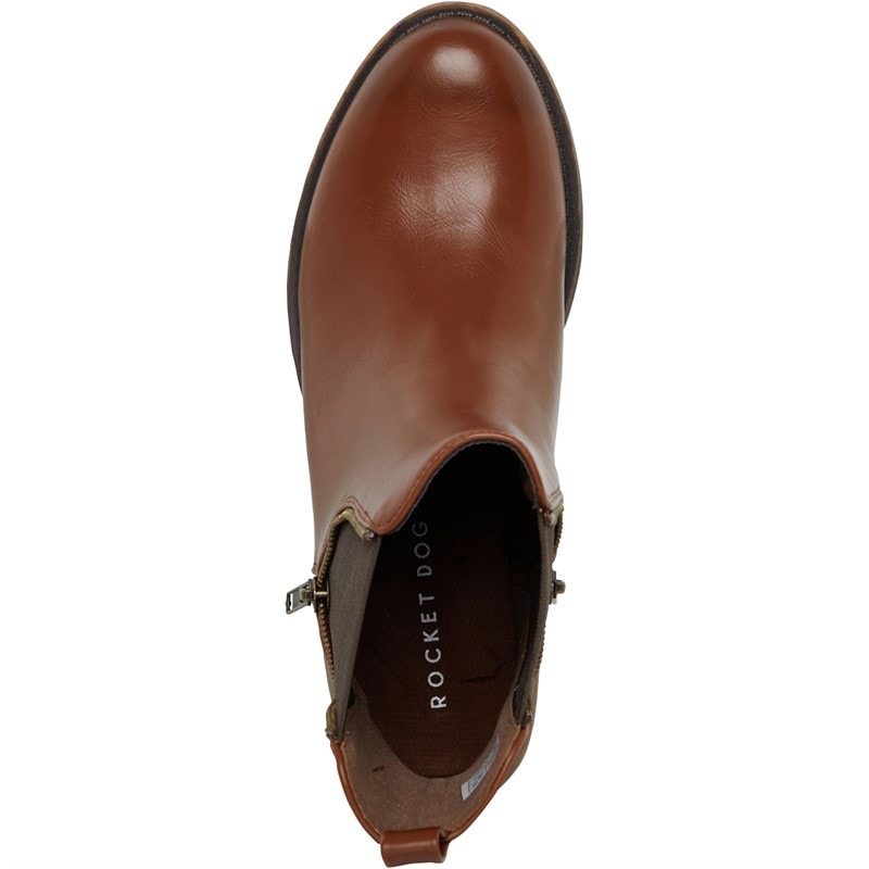 Rocket Dog Womens Camilla Chelsea Boots Brown - Image 4