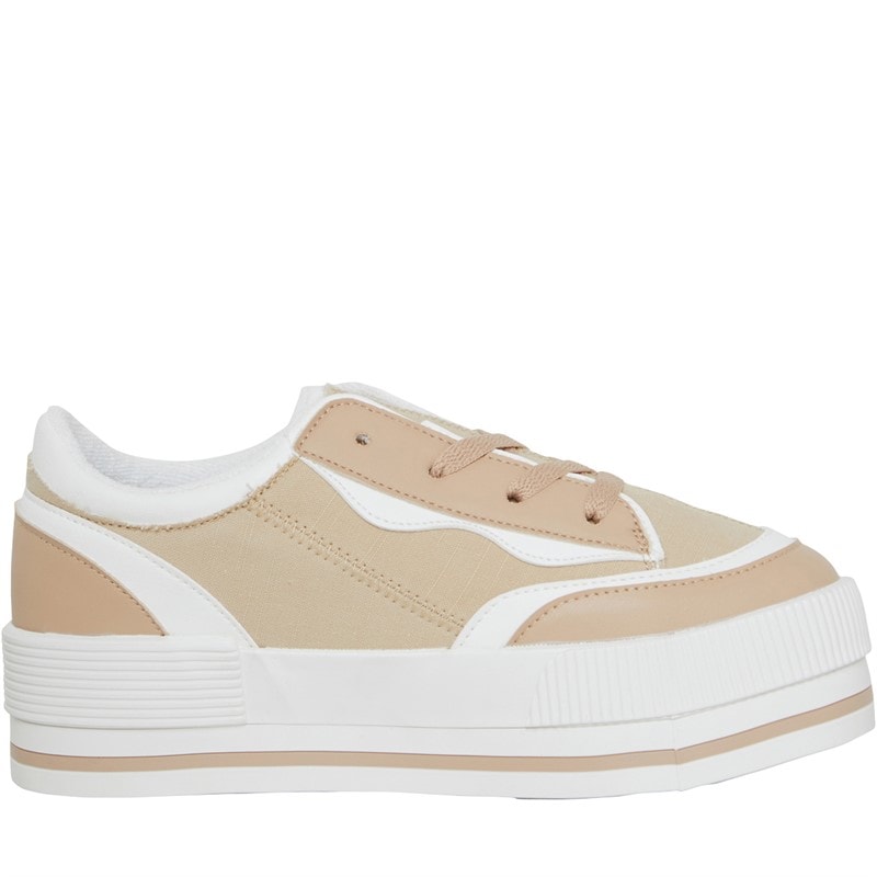 Rocket Dog Womens Wink Trainers Camel Combo - Image 5