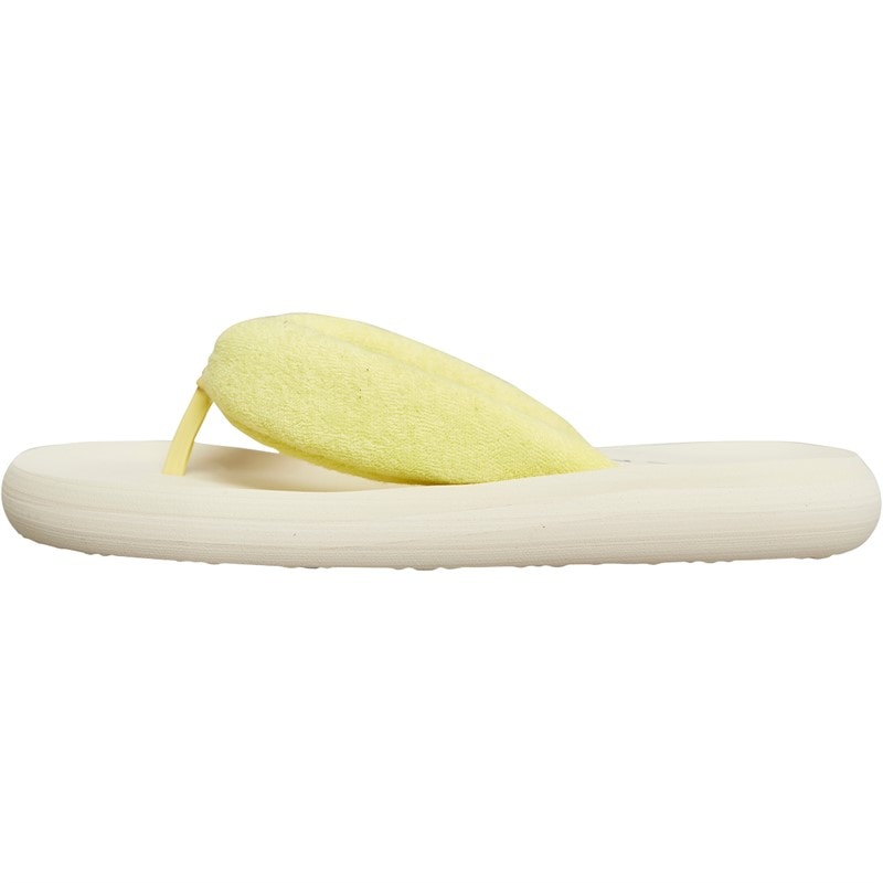 Rocket Dog Womens Sunset Puff Flip Flops Yellow/Natural - Image 2