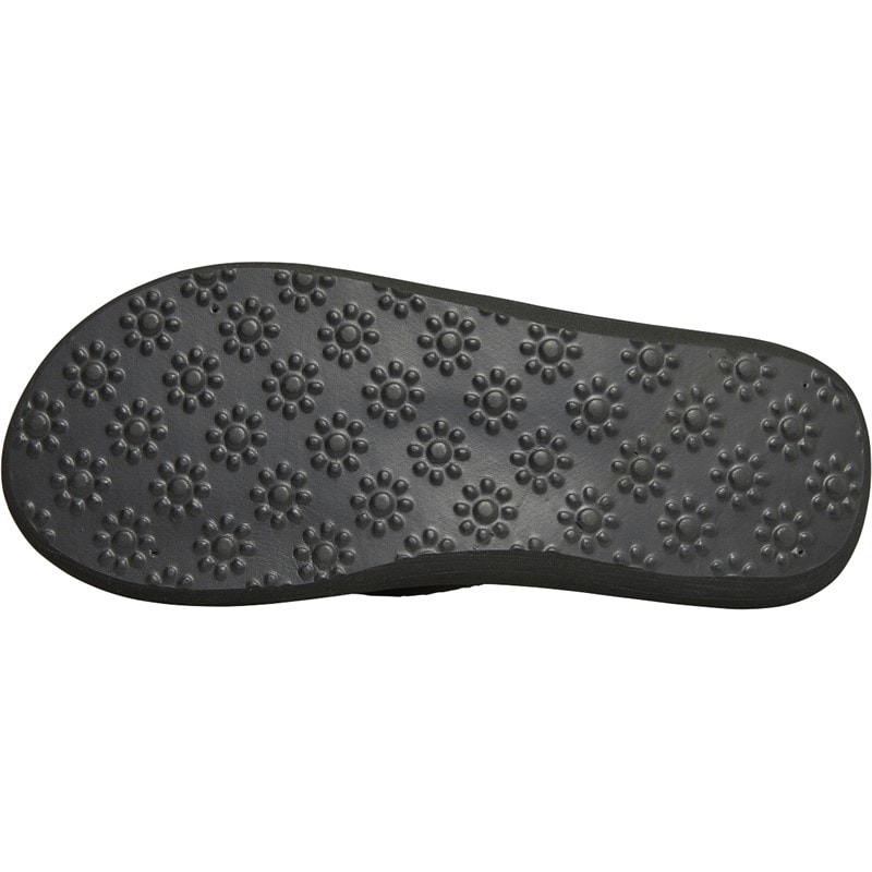 Rocket Dog Womens Sunset Puff Flip Flops Black - Image 3