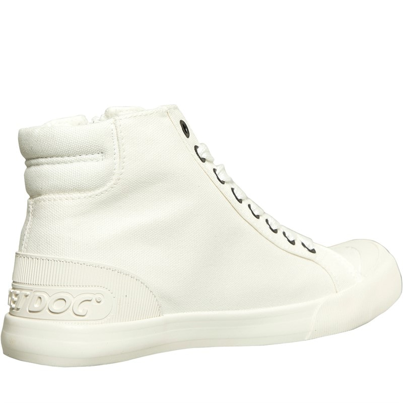 Rocket Dog Womens Jazzin Hi Canvas Pumps White - Image 5