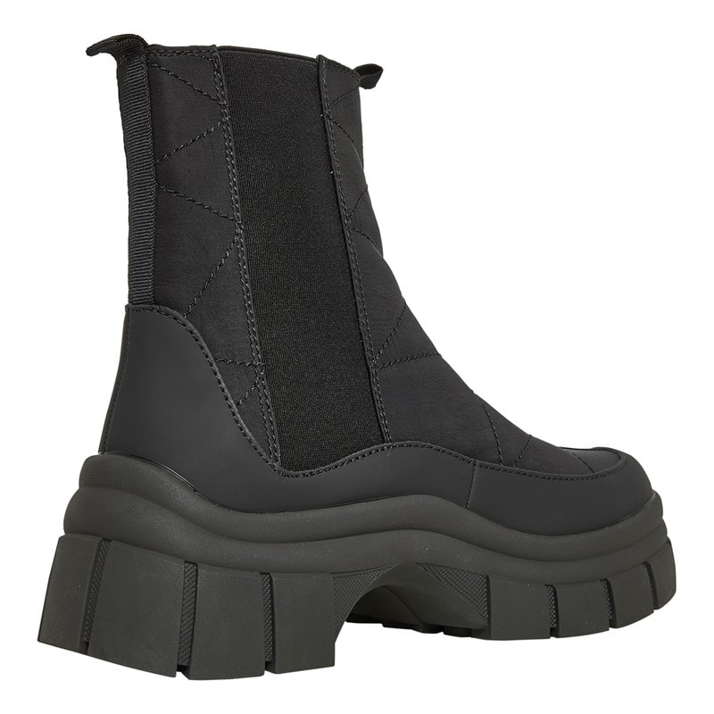 Rocket Dog Womens Tango Chunky Chelsea Boots Black/Black - Image 5