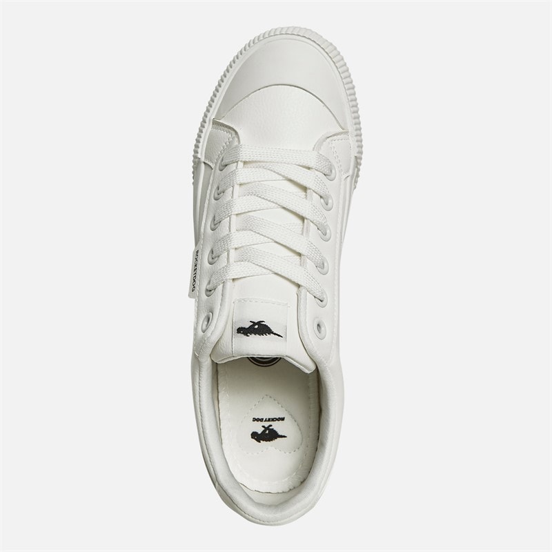 Rocket Dog Womens Cheery Sport Trainers White/White - Image 4
