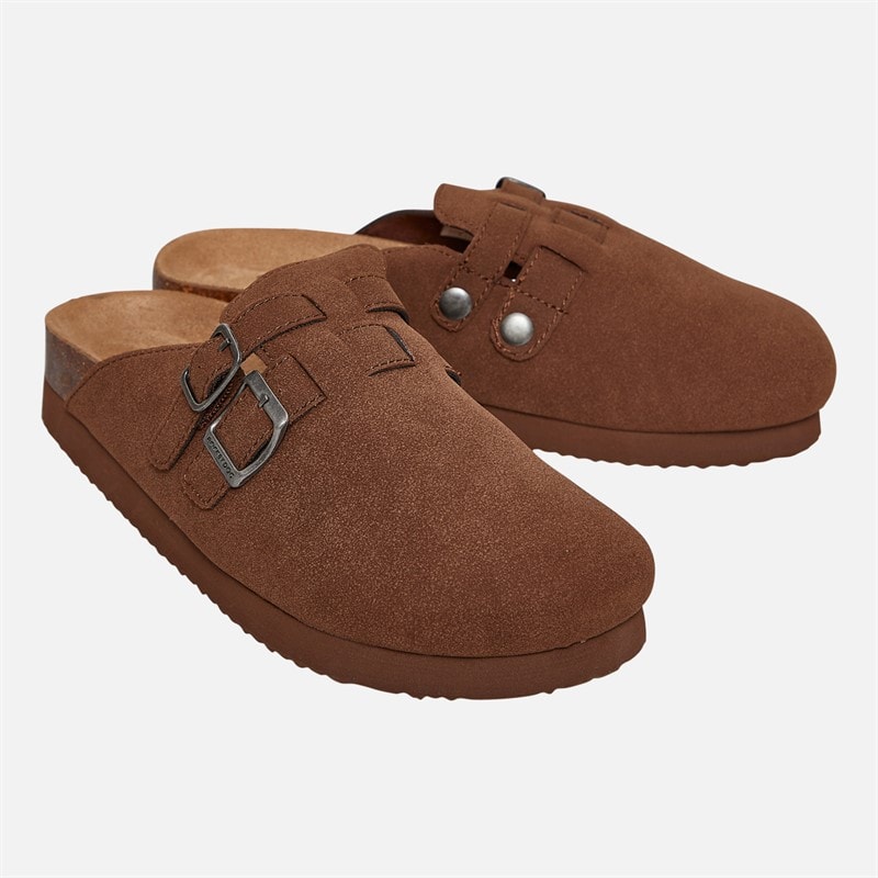 Rocket Dog Womens Abel Plus Mule Slippers Dark Brown - Image 2