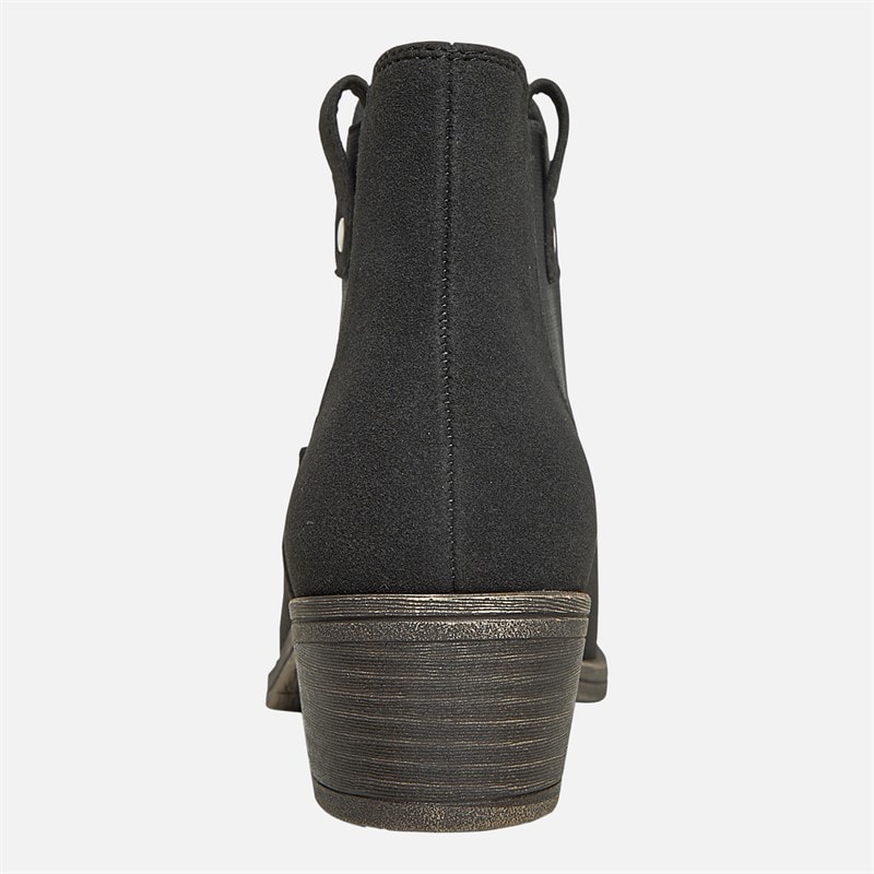 Rocket Dog Womens Richie Heeled Chelsea Boots Black - Image 3