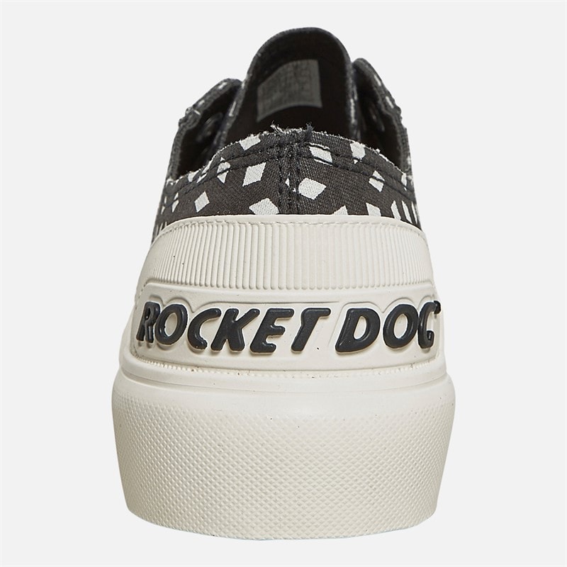 Rocket Dog Womens Jazzin Plus Canvas Pumps Black - Image 3