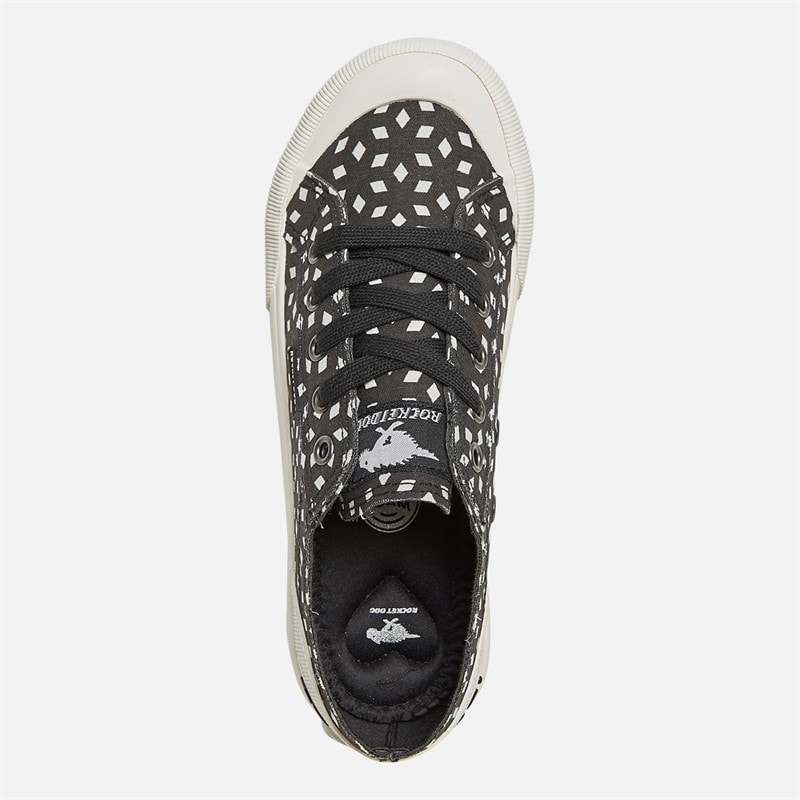 Rocket Dog Womens Jazzin Plus Canvas Pumps Black - Image 4