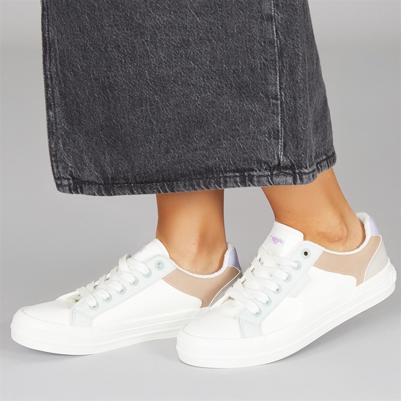 Rocket Dog Womens Cecila Trainers White Combo