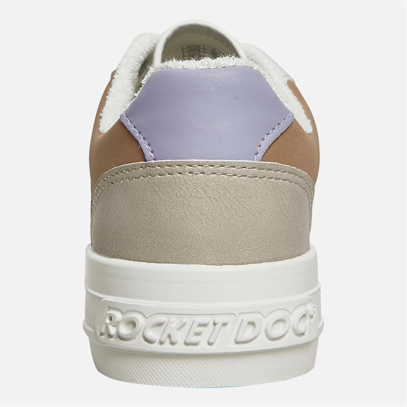 Rocket Dog Womens Cecila Trainers White Combo - Image 3