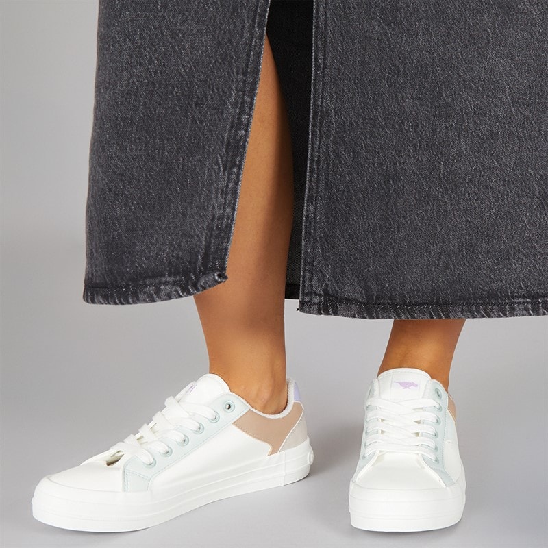 Rocket Dog Womens Cecila Trainers White Combo - Image 5