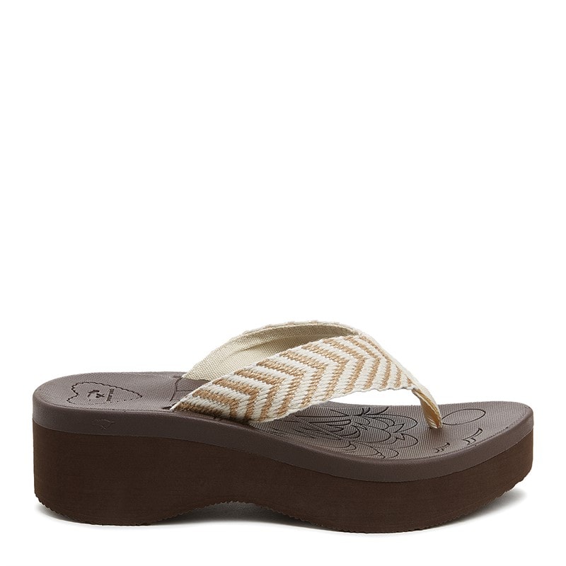 Rocket Dog Womens Tizzy Cordel Flip Flops Natural - Image 5