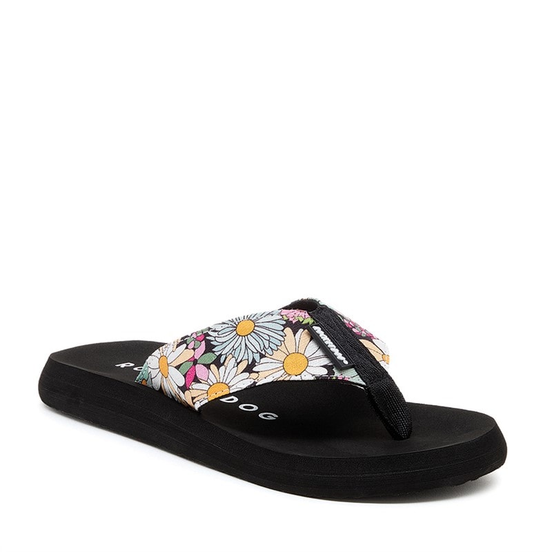Rocket Dog Womens Adios Berlin Flip Flops Black - Image 1