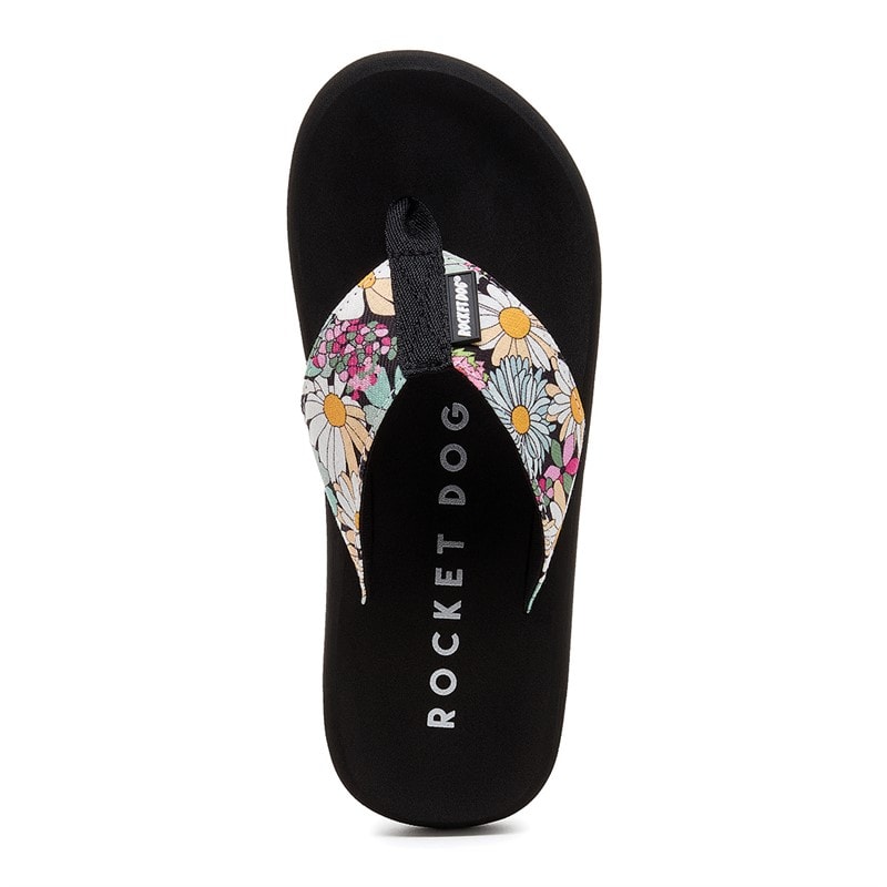 Rocket Dog Womens Adios Berlin Flip Flops Black - Image 4