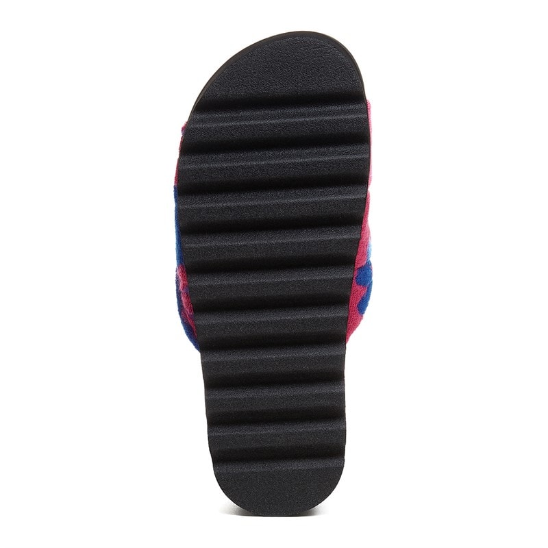 Rocket Dog Womens Breeze Winder Chunky Sliders Hot Pink - Image 2