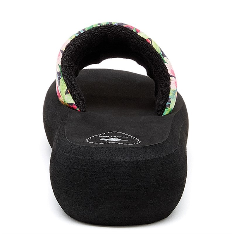 Rocket Dog Womens Splash Bahama Sliders Black Multi - Image 3