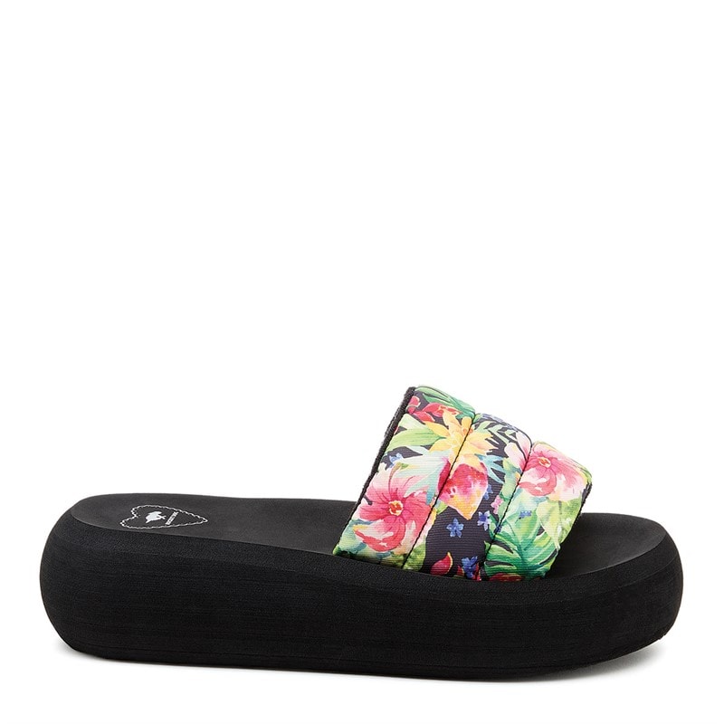 Rocket Dog Womens Splash Bahama Sliders Black Multi - Image 5