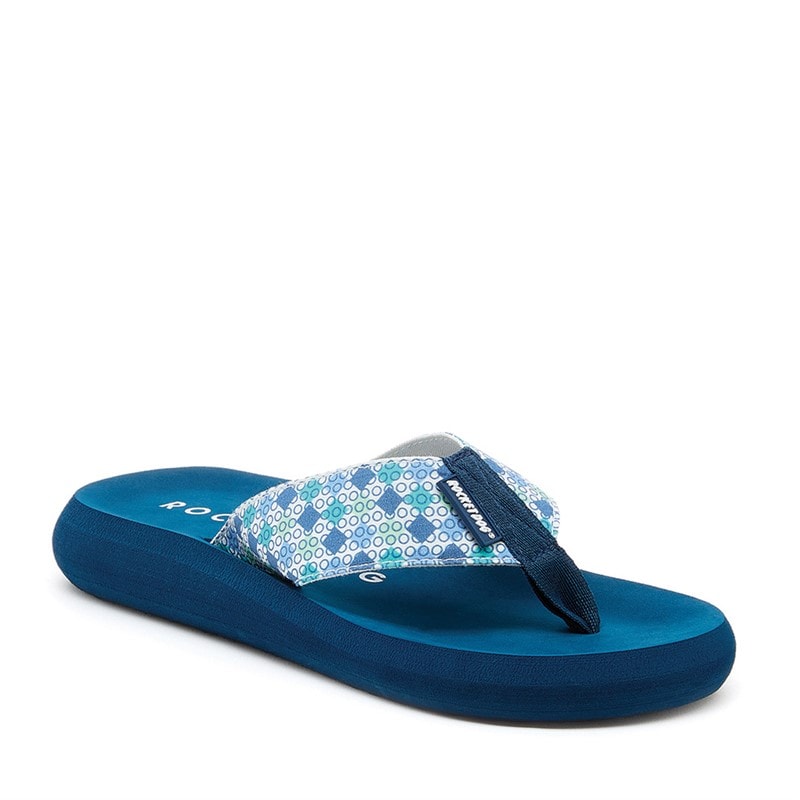 Rocket Dog Womens Spotlight Knox Flip Flops White Multi - Image 1
