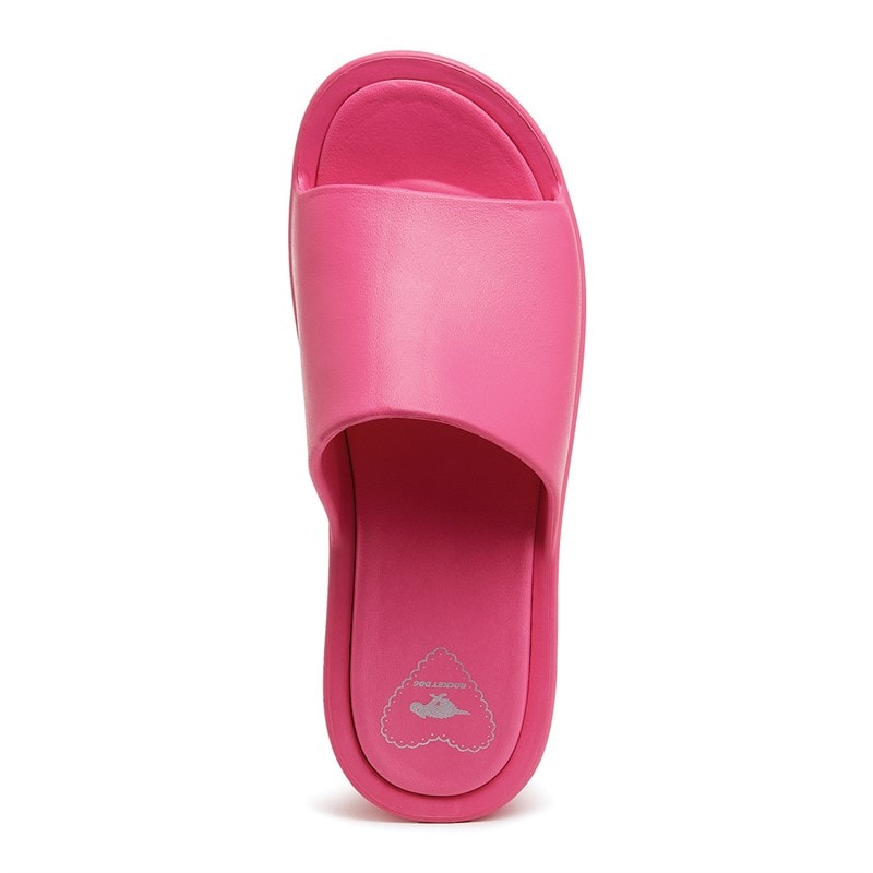 Rocket Dog Womens Petal Blown EVA Platform Sliders Fuchsia - Image 4