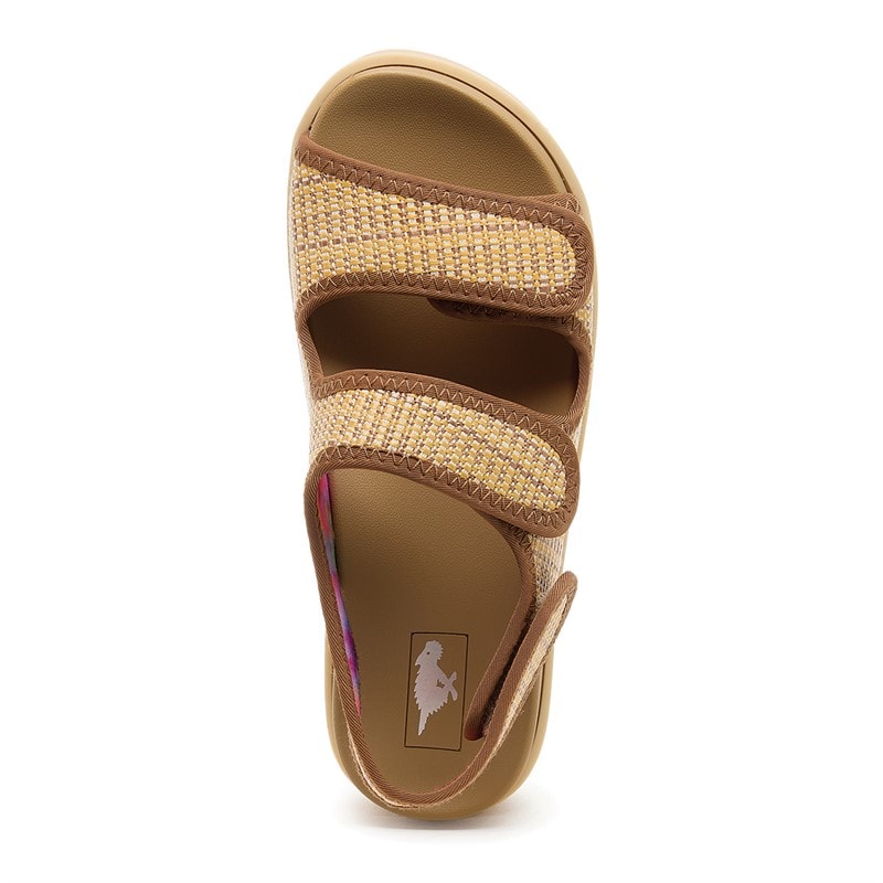Rocket Dog Womens Balmy Park Ankle Strap Sandals Natural - Image 4