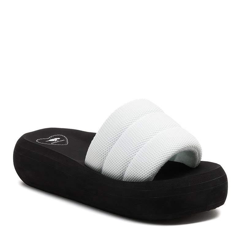 Rocket Dog Womens Splash Jones Sliders White - Image 1