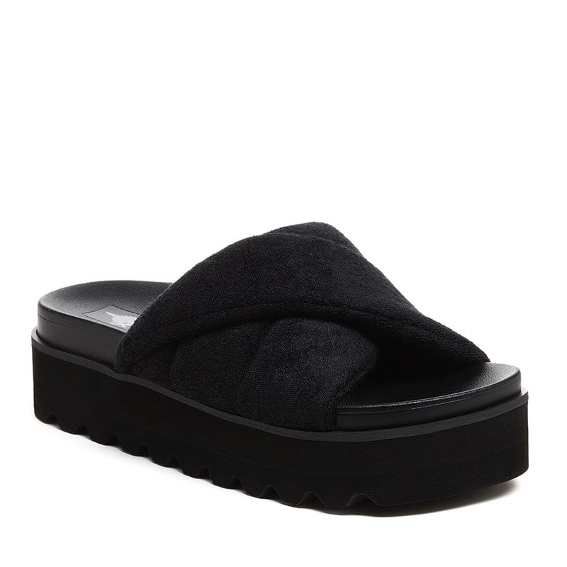 Rocket Dog Womens Breeze Atlanta Chunky Sliders Black
