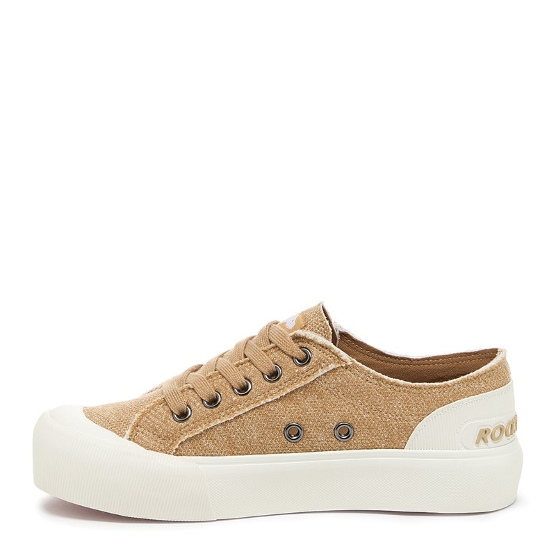 Rocket Dog Womens Jazzin Plus Canvas Pumps Tan - Image 5