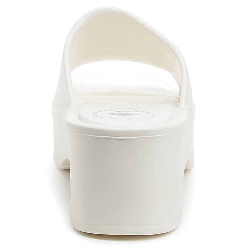 Rocket Dog Womens Petal Blown EVA Platform Sliders Off White - Image 3