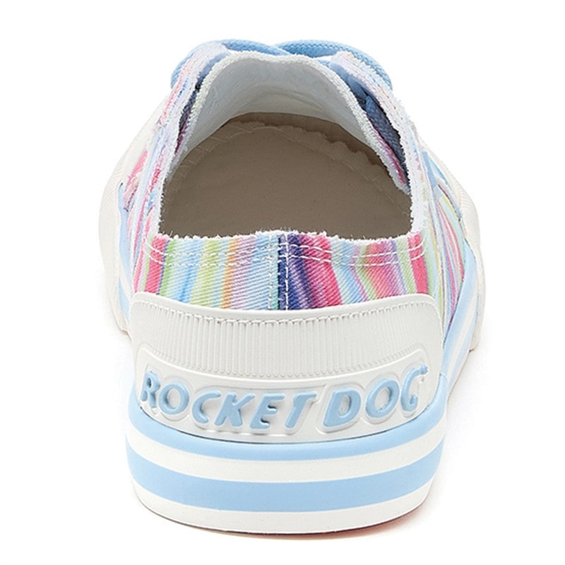 Rocket Dog Womens Jazzin Canvas Pumps Rainbow Multi - Image 3