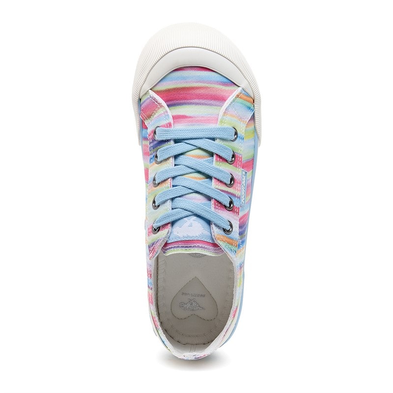 Rocket Dog Womens Jazzin Canvas Pumps Rainbow Multi - Image 4